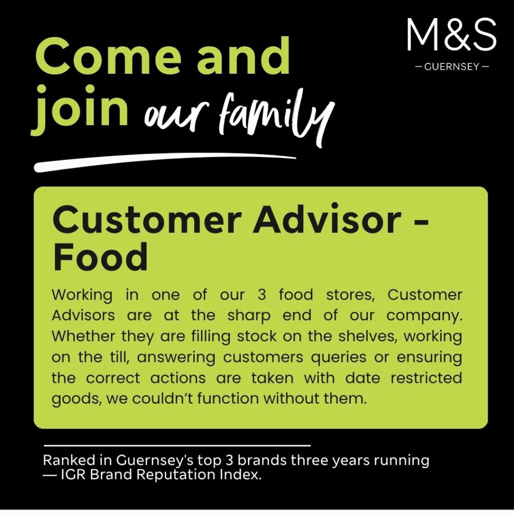 Customer Advisor-Food Vacancy